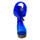Tisch Ventilator mit Sprühflasche in blau