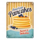 American Pancakes Metallschild