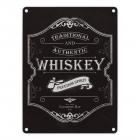 Das Whiskey Logo Metallschild in 15x20 cm