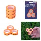Magnet Ringe Spielzeug in orange im 3er Set 