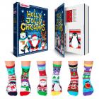 Holly Jolly Christmas Weihnachten Oddsocks Socken in 30,5-38,5 im 6er Set 