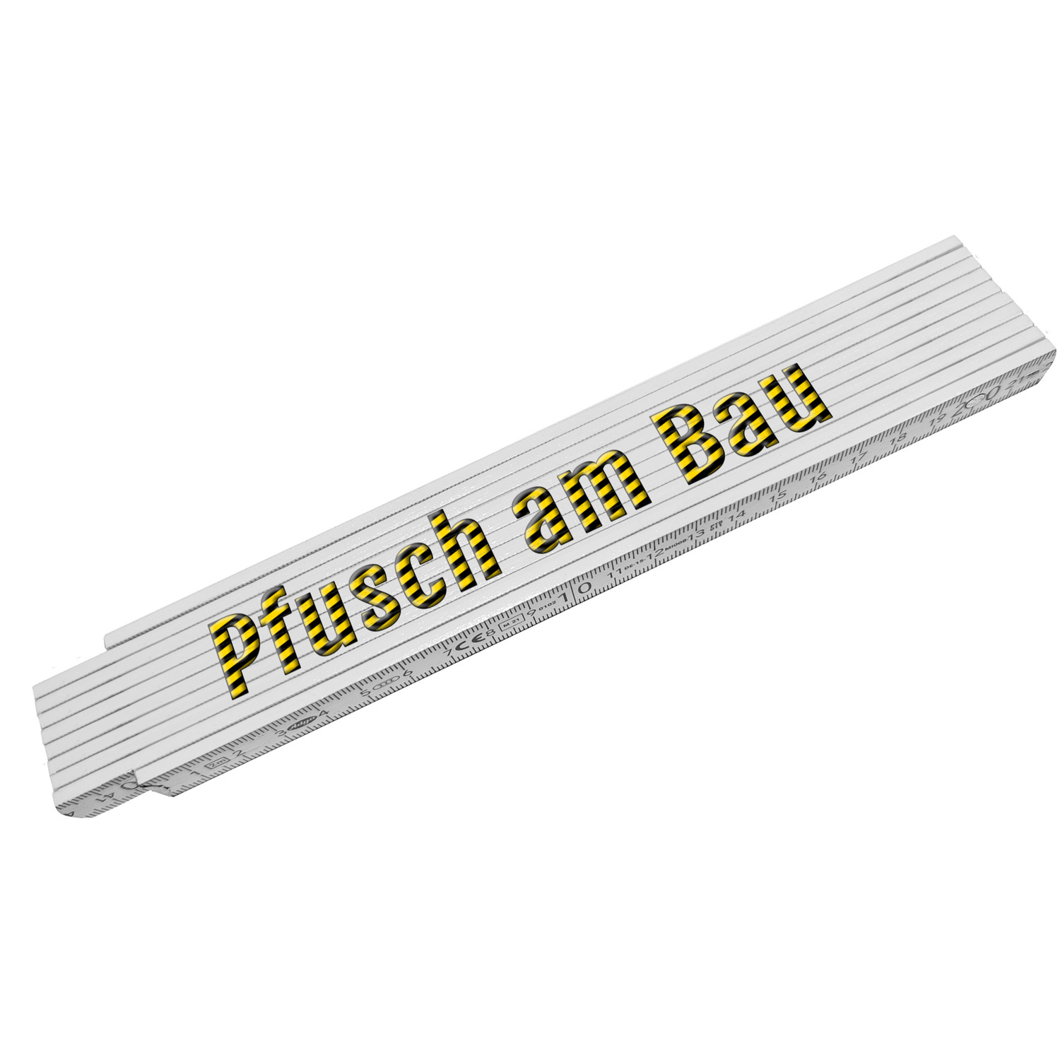 Bester Gärtner Der Welt! Meterstab Aus Holz - Lustiger Gliedermaßstab Mit Spruch Für Garten & Handwerk