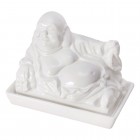 Buddha Butterdose in weiß 